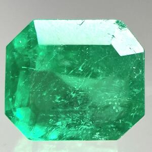 ★天然エメラルド0.501ct★J 約4.9×4.4mmソーティング付 ルース 裸石 宝石 ジュエリーjewerly emerald