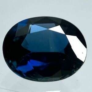 ★天然サファイア1.384ct★m 約7.6×6.1mmソーティング付 ルース 裸石 宝石 ジュエリーjewerly sapphire