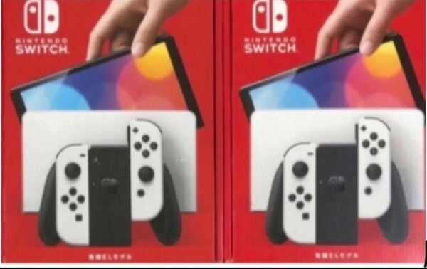 Nintendo Switch 有機ELモデル ホワイト 任天堂 ニンテンドースイッチ　2台