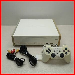 ☆PSX プレステX 本体 DESR-5000 リモコン欠品 + アナログコントローラー DESR-10 まとめてセット HDD欠品 SONY ソニー ジャンク【20の画像1