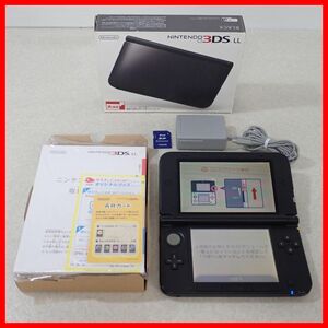 ニンテンドー3DSLL 本体 SPR-001 ブラック Nintendo 任天堂 箱説付 難あり品【10