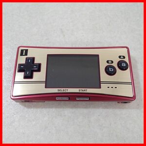 GBmicro GAME BOY micro ゲームボーイミクロ 本体 OXY-001 ファミコンカラー 任天堂 Nintendo ジャンク【10