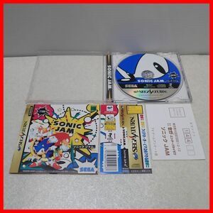 ◇動作保証品 SS セガサターン SONIC JAM ソニック ジャム SEGA セガ 箱説帯ハガキ付【PP