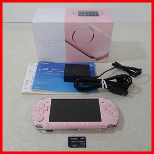  рабочий товар PSP PlayStation портативный bro Sam розовый корпус PSP-3000 SONY Sony коробка мнение есть [10