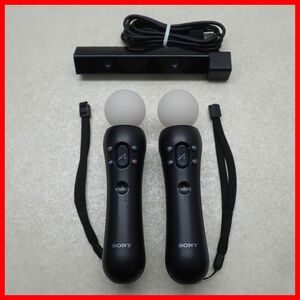 PS4/PS3 プレステ4/プレステ3 PlayStation Move モーションコントローラー 2個 + PS4 PlayStation Camera まとめてセット 通電のみ確認【10