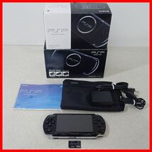 動作品 PSP プレイステーションポータブル 本体 PSP-3000 ピアノブラック VALUE PACK SONY ソニー 箱説付【10_画像1