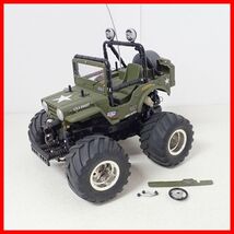 ☆組立済 タミヤ 1/10 ワイルドウイリー 2 WILD WILLY 2 + メカ搭載 電動RC ラジコンカー TAMIYA 動作未確認【40_画像1