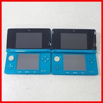 ニンテンドー3DS 本体 CTR-001 フレアレッド/アクアブルー まとめて4台セット Nintendo 任天堂 ジャンク【10_画像4