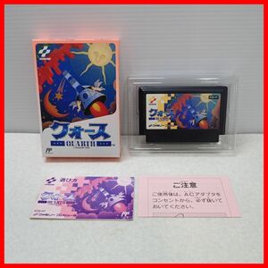 ◇動作保証品 FC ファミコン QUARTH クォース KONAMI コナミ 箱説付【PP