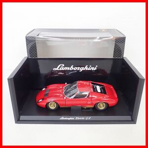 ☆一部破損有り 京商 1/18 ランボルギーニ ミウラ P400SV 【赤】 No.08313R Lamborghini Miura P400SV 【Red】 KYOSHO【20