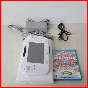 動作品 WiiU 32GB 本体 シロ Nintendo 任天堂【20