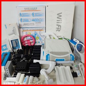 Wii/WiiU 周辺機器 バランスWiiボード/Wiiザッパー/Wii U本体縦置きスタンド/LANアダプター/マイク 等 まとめて大量セット【60