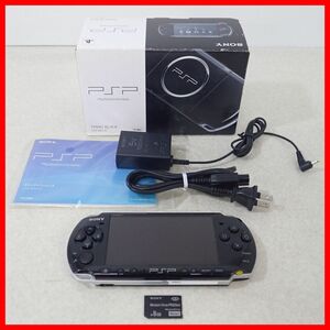 1 иен ~ рабочий товар PSP PlayStation портативный PSP-3000 фортепьяно черный корпус SONY Sony коробка мнение есть [10