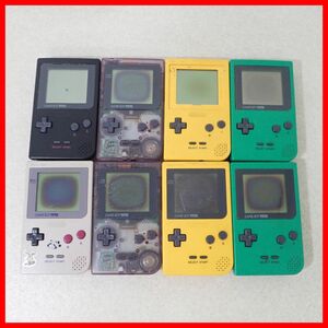 1円〜 GBP ゲームボーイポケット 本体 MGB-001 まとめて8台セット Nintendo 任天堂【10