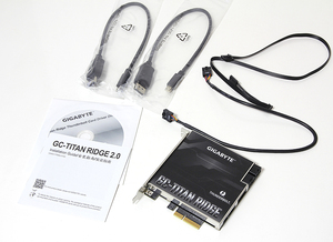 GIGABYTE GC-TITAN RIDGE 2.0 マザーボード用 Thunderbolt 3 拡張カード