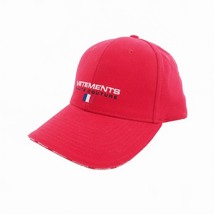 ヴェトモン ベトモン VETEMENTS Haute Couture Cap Red オートク チュール キャップ 帽子 F レッド 赤 メンズ_画像1