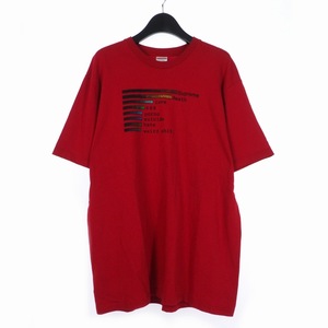 シュプリーム SUPREME 18ss Love Death Tee ラブ デス プリント Tシャツ 半袖 M 赤 レッド メンズ