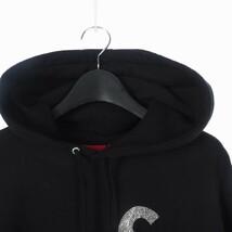 シュプリーム SUPREME スワロフスキー Swarovski S Logo Hooded Sweatshirt エス ロゴ フーディー スウェットシャツ パーカー S ブラック_画像3