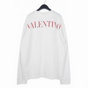 ヴァレンティノ ヴァレンチノ VALENTINO トレーナー スウェット バックロゴ クルーネック 3XL ホワイト 白 VV0MF14M7FD メンズ