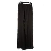 未使用品 スタジオニコルソン STUDIO NICHOLSON 22AW ELASTICATED WAIST WIDE LEG PANTS ワイド パンツ 1 ココア SNW-668 レディース_画像2