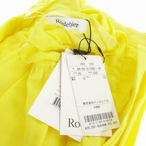 未使用品 ロデビエ Rodebjer Ninette ロングワンピース ドレス 長袖 リボン 05 イエロー 2200459 国内正規 レディース_画像5