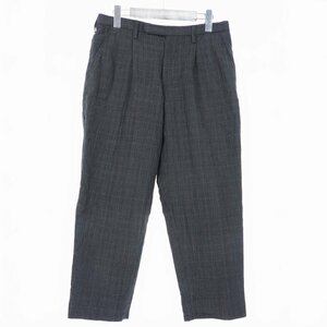  color kolor Glenn check paka ring long pants slacks wool 1 gray 11WCM-P04104 men's 