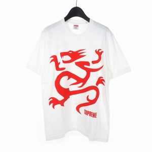 未使用品 シュプリーム SUPREME 23SS MOBB DEEP DRAGON TEE モブ ディープ ドラゴン Tシャツ S ホワイト メンズ