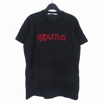 ジョンローレンスサリバン JOHN LAWRENCE SULLIVAN RADIATION Tシャツ カットソー 半袖 クルーネック プリント S ブラック 5B021’16-32_画像1