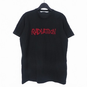 ジョンローレンスサリバン JOHN LAWRENCE SULLIVAN RADIATION Tシャツ カットソー 半袖 クルーネック プリント S ブラック 5B021’16-32