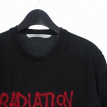 ジョンローレンスサリバン JOHN LAWRENCE SULLIVAN RADIATION Tシャツ カットソー 半袖 クルーネック プリント S ブラック 5B021’16-32_画像3