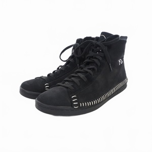 ワイスリー Y-3 Bynder High バインダー ハイ スニーカー スウェード レザー 28cm US10 ブラック 黒 BC0962 メンズ