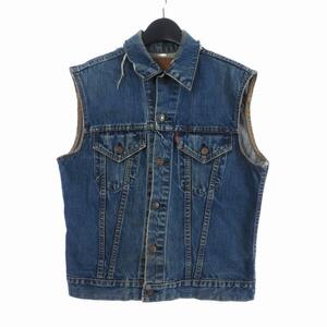 リーバイス Levi's 60S 70S ビンテージ 70505 BIGE 4TH デニムベスト トラッカージャケット カットオフ インディゴ メンズ