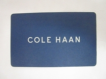 未使用品 コールハーン COLE HAAN タグ付 本革レザー カードケース 定期入れ ジップ付き 小銭入れ ゴールドチェーン ストラップ U06491_画像7