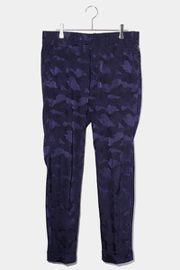 junhashimoto ジュンハシモト XVI PANTS CAMO JACQUARD STRETCH カモ ジャガード スラックスパンツ 3 1072010004 /◆ メンズ