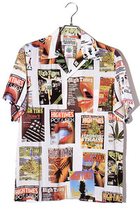 WACKO MARIA × HIGHTIMES ワコマリア ハイタイムズ SIZE:S HAWAIIAN SHIRT ( TYPE-1 ) 半袖 ハワイアンシャツ WHITE ホワイト HIGHTIMES-W