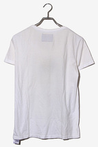 MOTEL モーテル コットン プリント クルーネック 半袖Tシャツ 0 WHITE ホワイト /◆ メンズ_画像2