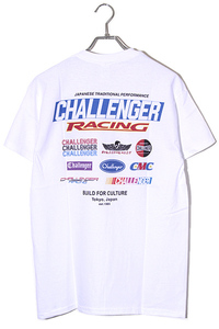 L 未使用品 2023AW CHALLENGER チャレンジャー CMC RACING LOGO TEE ロゴ 半袖Tシャツ WHITE ホワイト CLG-TS023-053 /■In2 メンズ