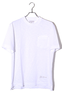 未使用品 JOSEPH ABBOUD ジョセフアブード スペース SIZE:M オーガニックコットン ヴィンテージ カラーTシャツ WHITE ホワイト KH1HSM0030