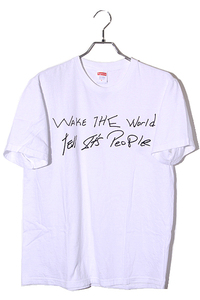 2019SS Supreme シュプリーム SIZE:S Buju Banton Wake The World Tee ロゴ 半袖Tシャツ White ホワイト /● メンズ