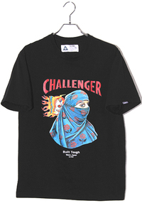 CHALLENGER チャレンジャー EARTH TEE プリント 半袖Tシャツ L BLACK ブラック CLG-TS 020-016 /● メンズ