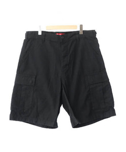 シュプリーム SUPREME 23SS Cargo Short カーゴ ショーツ ハーフ パンツ 32 黒 ブラック ブランド古着ベクトル ☆AA★ 240505 メンズ