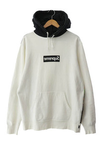 シュプリーム SUPREME × COMME des GARCONS SHIRT コムデギャルソン シャツ 14SS Box Logo Pullover Hoodie ボックス ロゴ フーディー パ