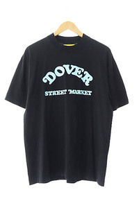 VERDY ヴェルディ × DOVER STREET MARKET BLACK T-SHIRT ドーバー ストリート マーケット プリント 半袖 Tシャツ S 黒 ブラック 240501 メ