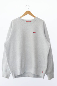 シュプリーム SUPREME Small Box Crewneck スモール ボックス ロゴ スウェット トレーナー M グレー ブランド古着ベクトル 中古☆AA★24050