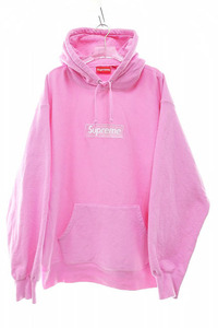 シュプリーム SUPREME 21AW Box Logo Hooded Sweatshirt L サイズ Pink ボックス ロゴ フーデッド スウェットシャツ パーカー ピンク 24051
