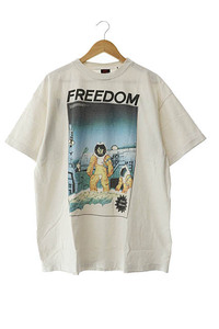 SAINT MICHAEL セントマイケル × FREEDOM フリーダム 24SS FD_SS TEE / ASTRO アストロ 半袖 Tシャツ SM-YS8-0000-C22 L 白 ホワイト ■ 2