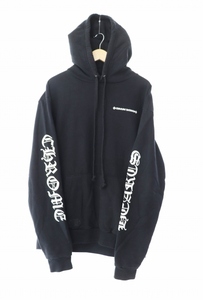 クロムハーツ CHROME HEARTS Tire Track Hoodie タイヤ トラック セメタリー クロス プルオーバー フーディー パーカー M 黒 ブラック 2405