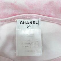 シャネル CHANEL P34611K02001 半袖 ココマーク カットソー ピンク系 タイダイ 綿 コットン ストレッチ レディース_画像3