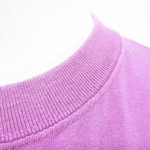 ソロヴ SOLOV 半袖 Tシャツ カットソー 紫系 パープル プリント レディース_画像5