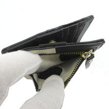ケイトスペード KATE SPADE ミニ財布 二つ折り PVCレザー 型押し ロゴ バイカラー 配色 ブラック 黒 ベージュ レディース_画像7